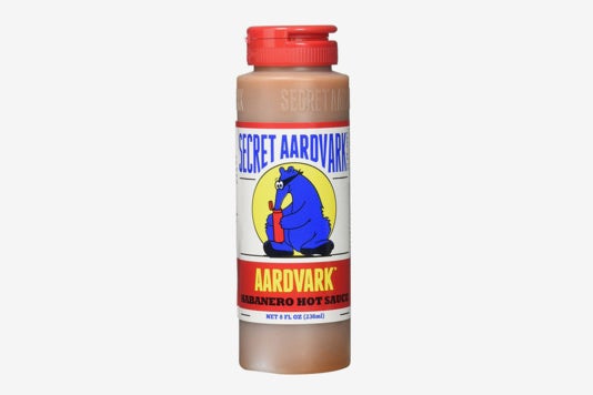 Secret Aardvark Habanero Sauce.